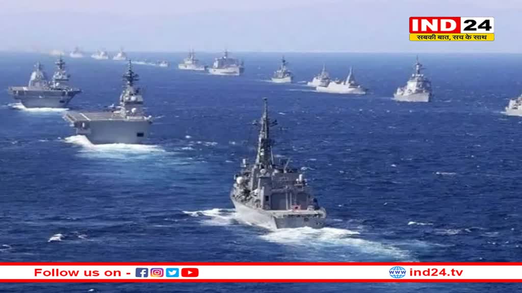 समुद्री हितों की रक्षा के लिए हर समय तैयार रहें : नौसेना प्रमुख
