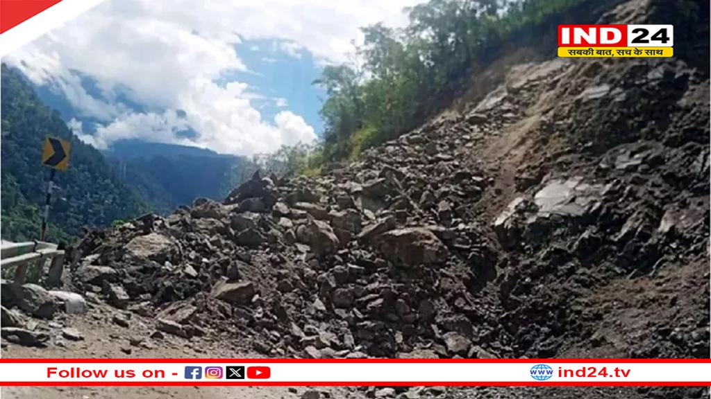 सिक्किम में कुदरत का कहर, बारिश और भूस्खलन से तबाही