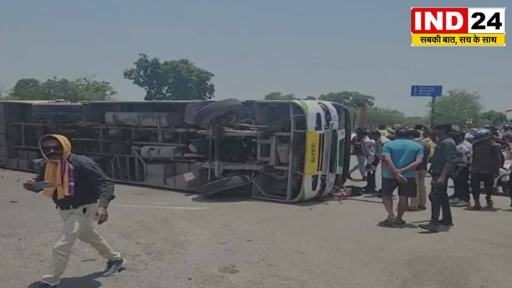 CG News : कटघोरा में तेज रफ्तार यात्री बस पलटी, हादसे में 1 दर्जन से अधिक लोग घायल..