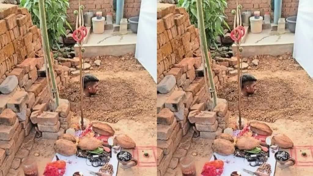 CG NEWS : छत्तीसगढ़ में चैत्र नवरात्र पर माता के भक्त ने ली 9 दिन की समाधि… प्रशासन चिंतित