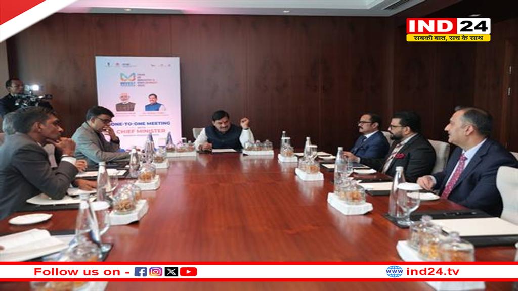 मुख्यमंत्री डॉ. मोहन यादव की लुलु समूह के निदेशक से वन-टू-वन चर्चा, मध्यप्रदेश में खाद्य एवं प्रसंस्करण केन्द्र की स्थापना के लिए किया आमंत्रित