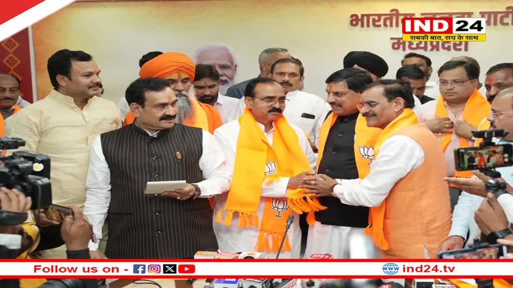 कांग्रेस को एक बार फिर लगा बड़ा झटका, पूर्व विधायक रामलाल मालवीय ने थामा BJP का दामन