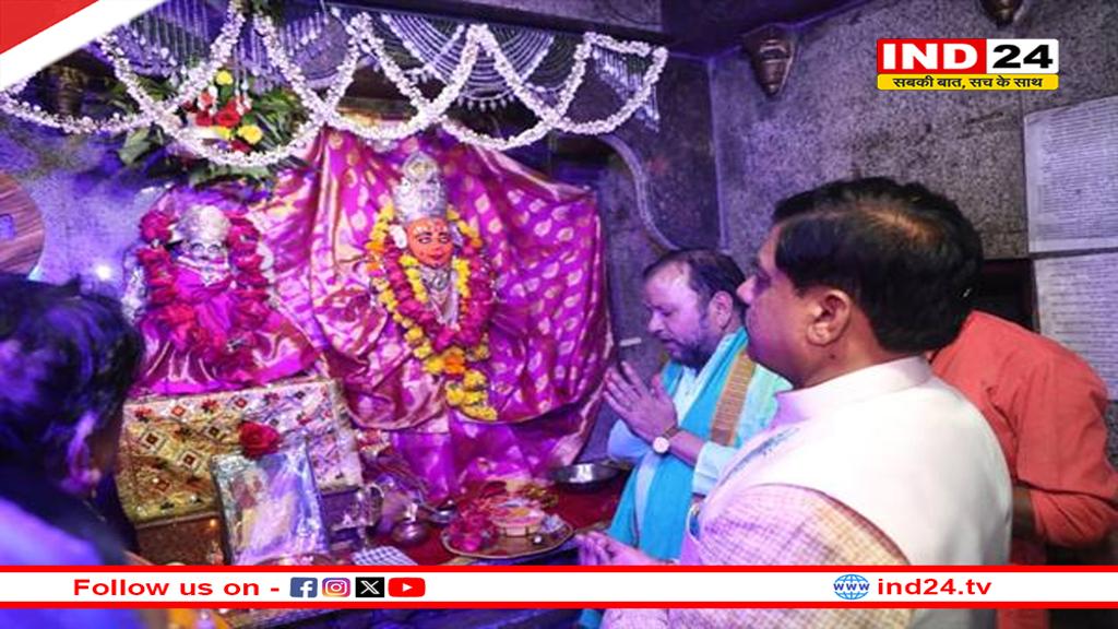 मुख्यमंत्री डॉ. मोहन यादव ने अमझेरा के अमका-झमका मंदिर में की पूजा-अर्चना