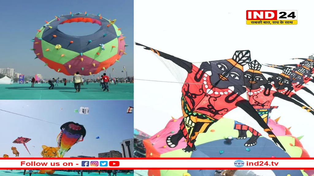 गुजरात में 2025 का अंतरराष्ट्रीय पतंग महोत्सव, रंग-बिरंगी पतंगों से सजा आसमान!