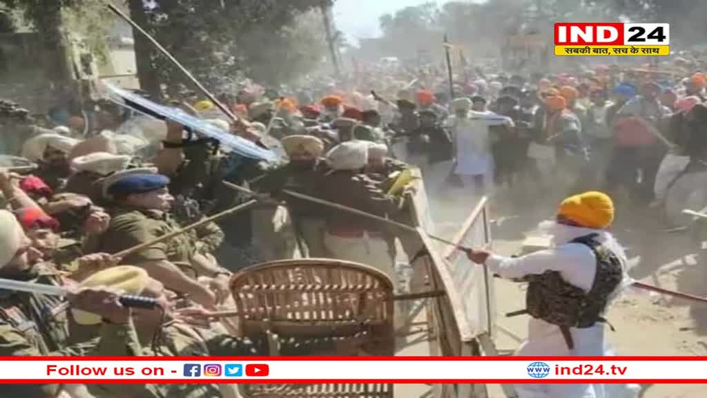 Amritpal Singh: 'वारिस पंजाब दे' के समर्थकों ने तलवारों, बंदूकों के साथ किया पुलिस थाने का घेराव