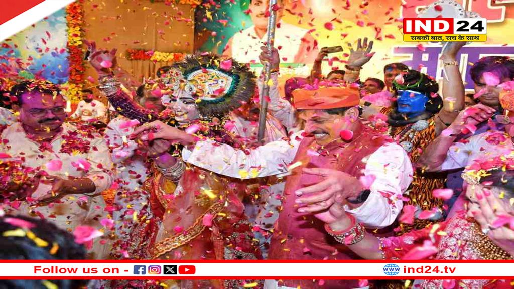 MP में धूमधाम से मनाई जा रही होली, CM डॉ. मोहन यादव ने गाया- आज भोपाल में होली रे रसिया..