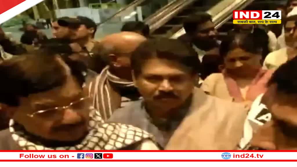 अब बिहार के 16 कांग्रेस विधायक पहुंचे हैदराबाद, 12 को होना है फ्लोर टेस्ट