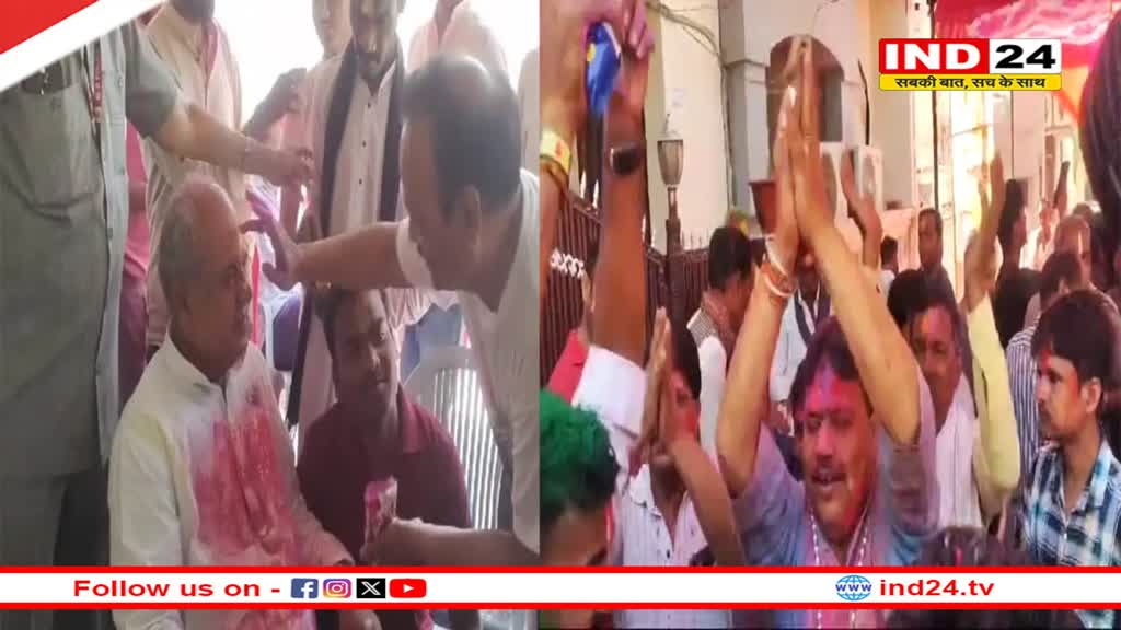 चुनावी माहौल के बीच होली के रंग में डूबे नेता, विधानसभा अध्यक्ष नरेंद्र सिंह तोमर और ऊर्जा मंत्री प्रद्युमन सिंह तोमर ने दी बधाई