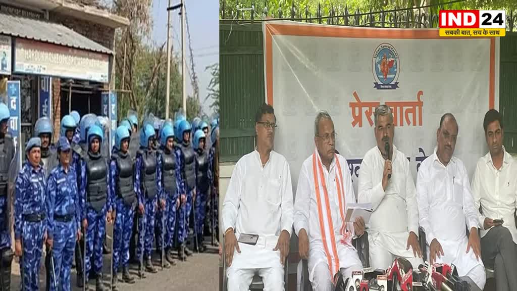 छावनी में तब्दील हुआ पूरा शहर, VHP का नूंह में आज शोभायात्रा निकालने का अल्टीमेटम