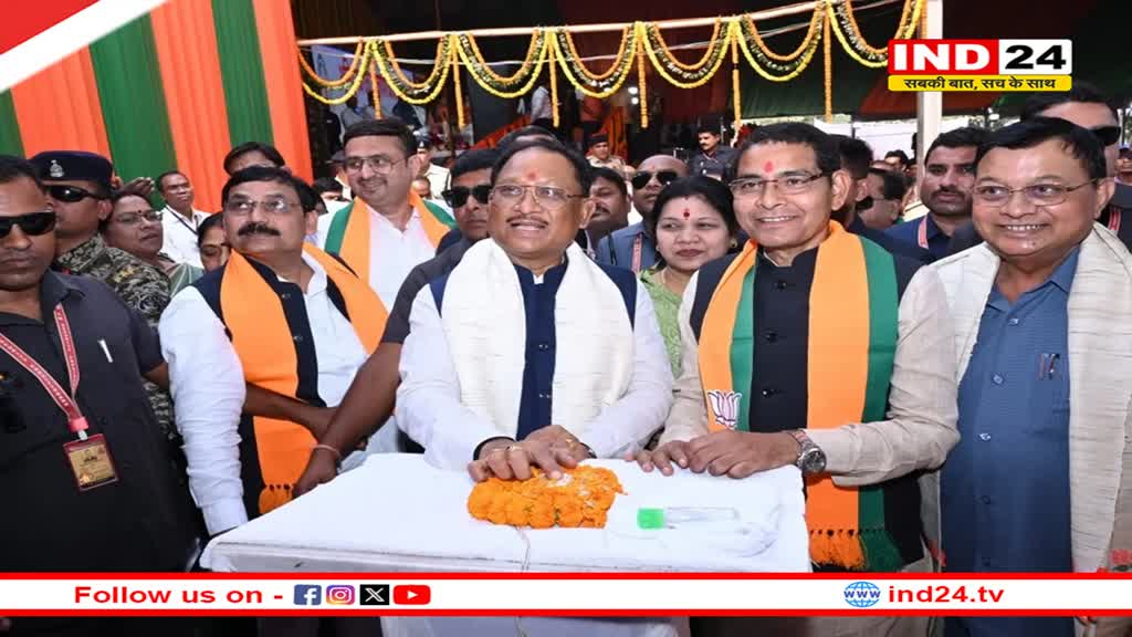 बलौदाबाजार पहुंचे सीएम साय,60 करोड़ 20 लाख रुपए के कार्यों का किया लोकार्पण और भूमिपूजन