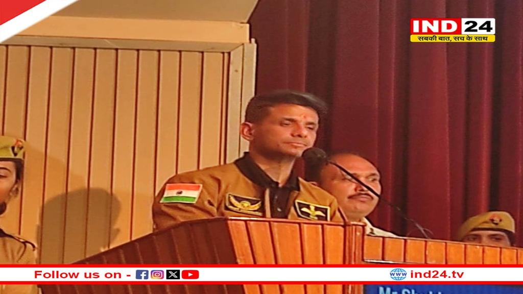 लखनऊ पहुंचे अंतरिक्ष यात्री शुभांशु शुक्ला, बच्चों को दिया 2040 मून लैंडिंग का संदेश