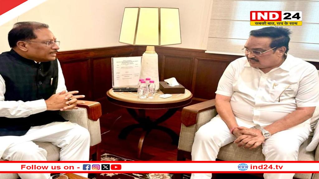 CM विष्णुदेव साय ने केंद्रीय जलशक्ति मंत्री पाटिल से की मुलाकात, बोधघाट परियोजना पर हुई चर्चा