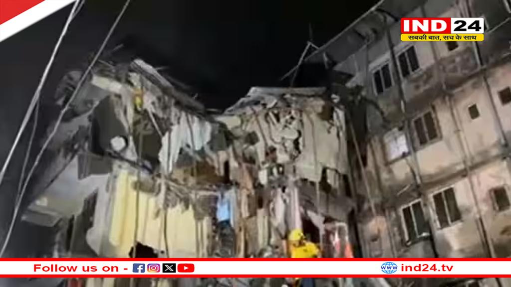वसई-विरार में गणपति मंदिर के पास चार मंजिला इमारत गिरी, 2 की मौत, कई लोग मलबे में फंसे, रेस्क्यू ऑपरेशन जारी