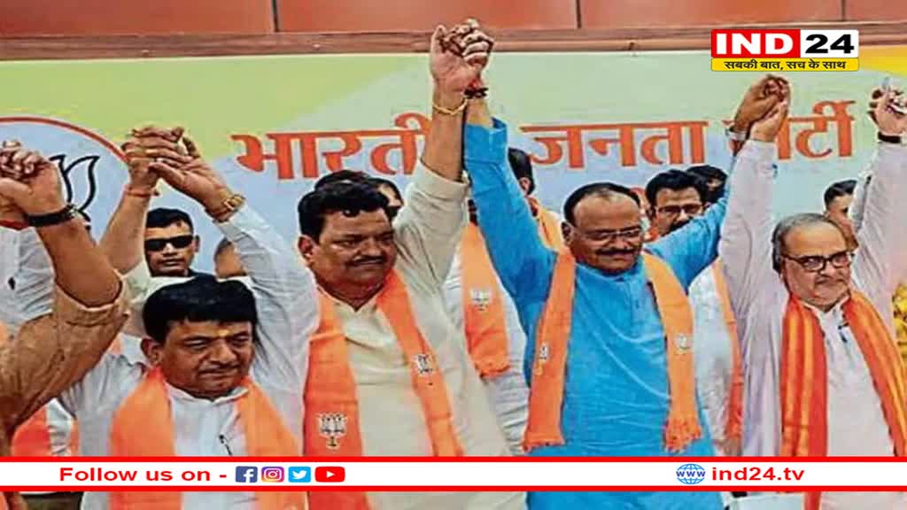 बीजेपी की बड़ी सेंधमारी: सपा, बसपा और कांग्रेस के कई नेता बीजेपी में शामिल
