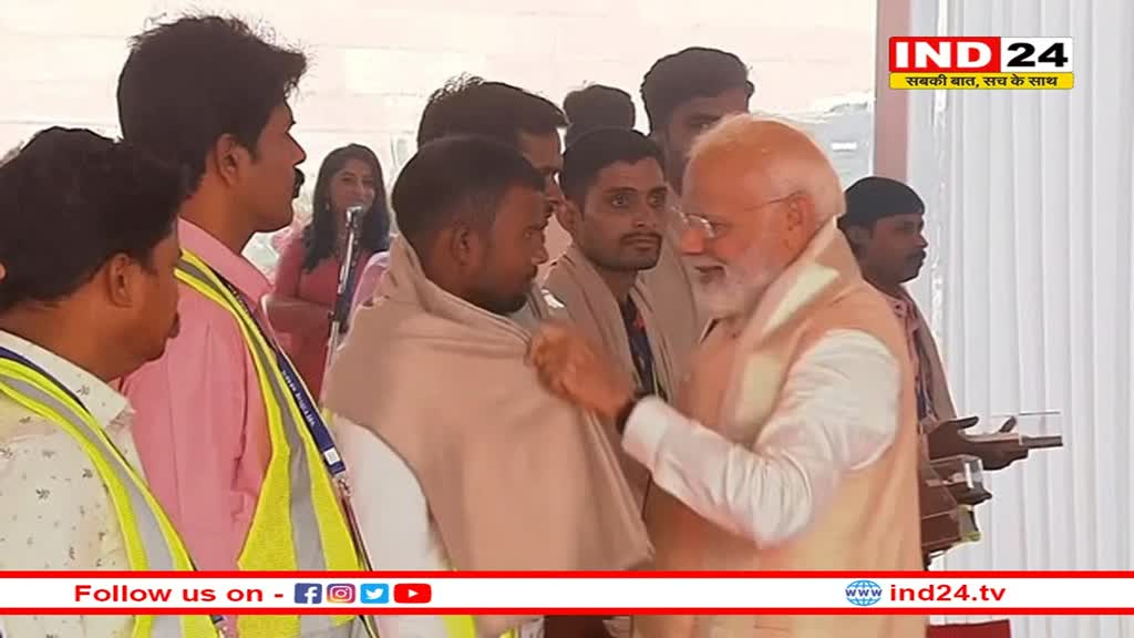 पीएम मोदी ने किया नए संसद भवन का उद्घाटन, श्रमजीवियों को किया सम्मानित