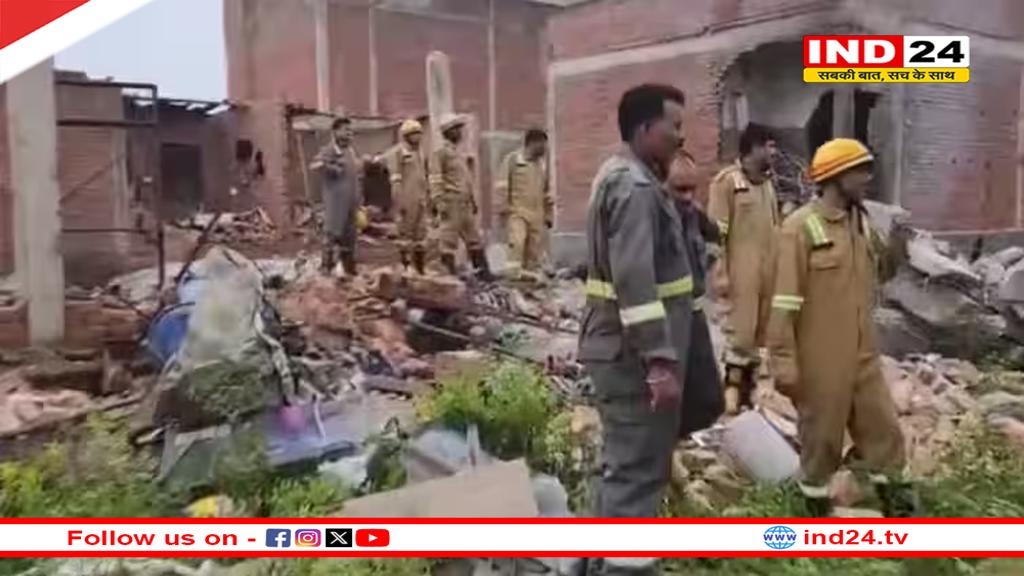 लखनऊ की पटाखा फैक्ट्री में विस्फोट, दो की मौत, कई घायल