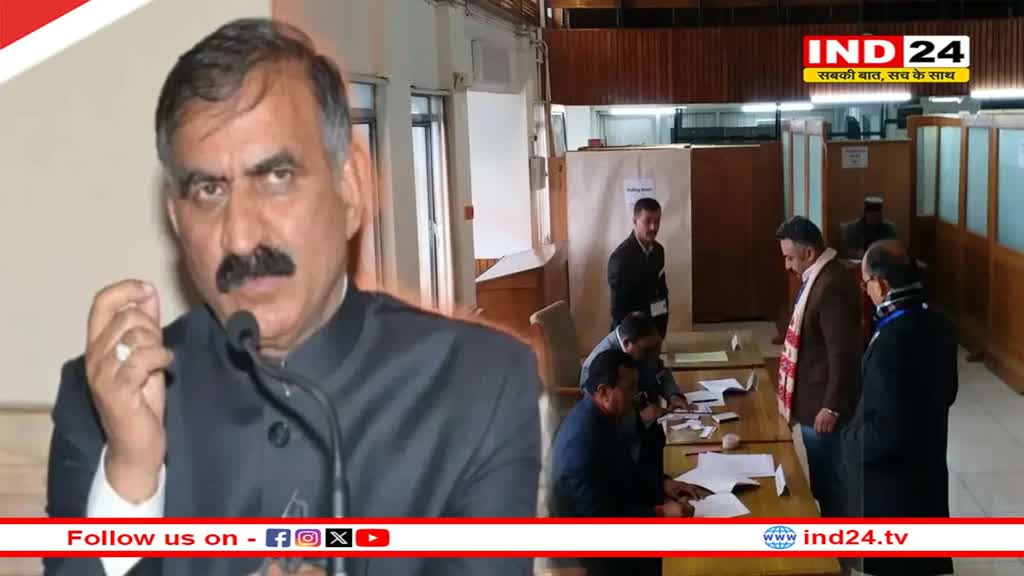 Himachal Pradesh Rajyasbha में क्रॉस वोटिंग से कांग्रेस को बड़ा झटका, CM सुक्खू ने बुलाई विधायक दल की आपातकालीन बैठक