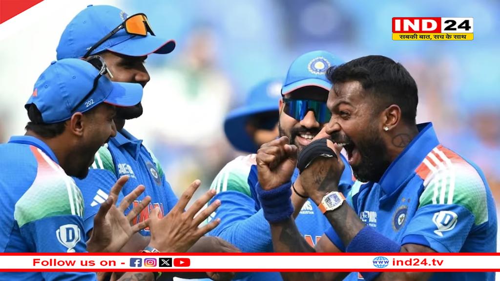 पाकिस्तानी टीम हुई ऑलआउट, भारत को जीत के लिए 242 रनों का टारगेट 