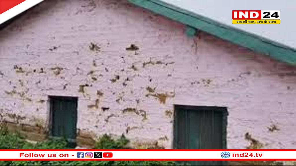 72 साल पुराने स्कूल भवन की टपकती छत के नीचे पढ़ाई को मजबूर बच्चे, एसएमसी बैठक में फूटा अभिभावकों का गुस्सा