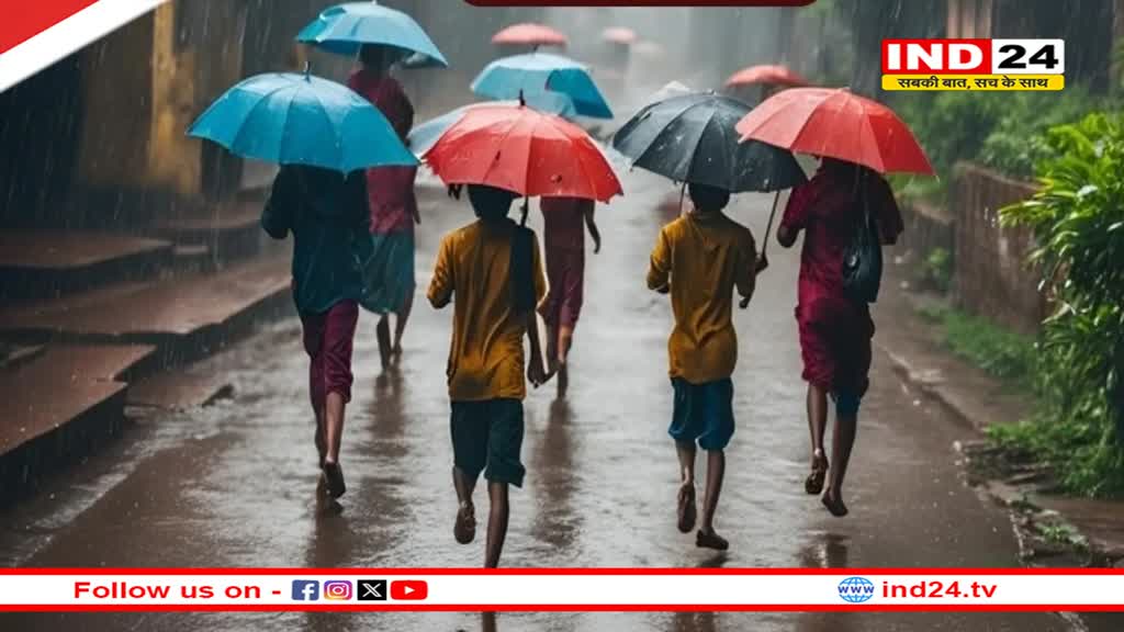 प्रदेश के अलग-अलग स्थानों पर तीन प्रणालियां सक्रिय, जबलपुर-इंदौर सहित 16 जिलों में होगी भारी बारिश