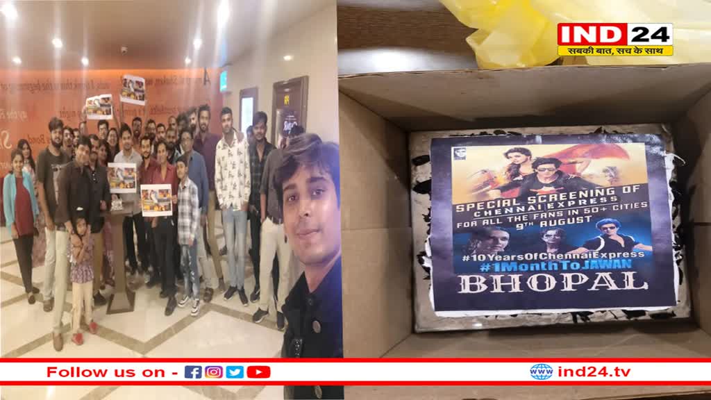 चेन्नई एक्सप्रेस ने पूरे किए 10 साल, किंग खान के फैंस ने स्पेशल स्क्रीनिंग रख मनाया जश्न