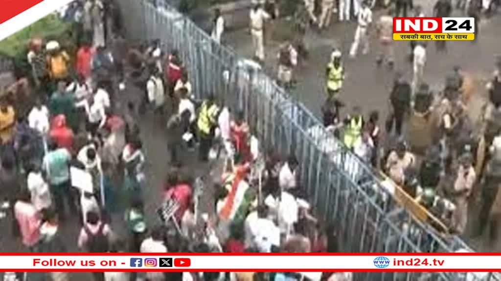 कोलकाता में ‘नबन्ना प्रोटेस्ट’ के दौरान हिंसा… प्रदर्शनकारियों ने तोड़े बेरिकेड्स