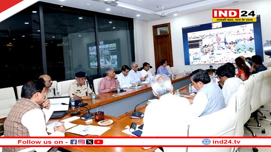 अधिकारी अलर्ट मोड पर रहें, नागरिक सेवाओं को करें सुनिश्चित-CM डॉ. मोहन यादव