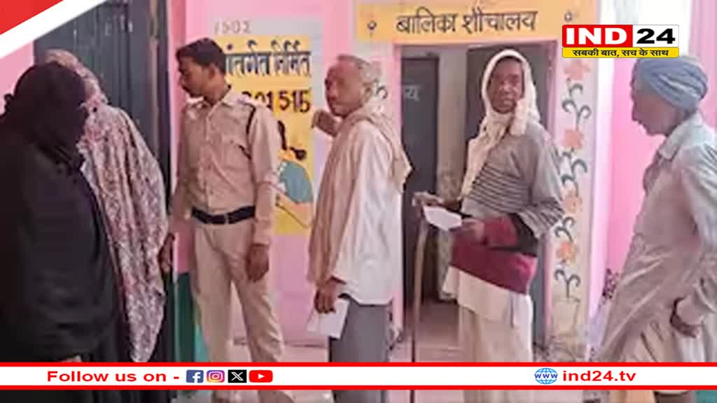 विजयपुर उपचुनाव में वोटिंग शुरू होते ही कांग्रेस और भाजपा प्रत्याशी नजरबंद,35 फीसदी से अधिक मतदान