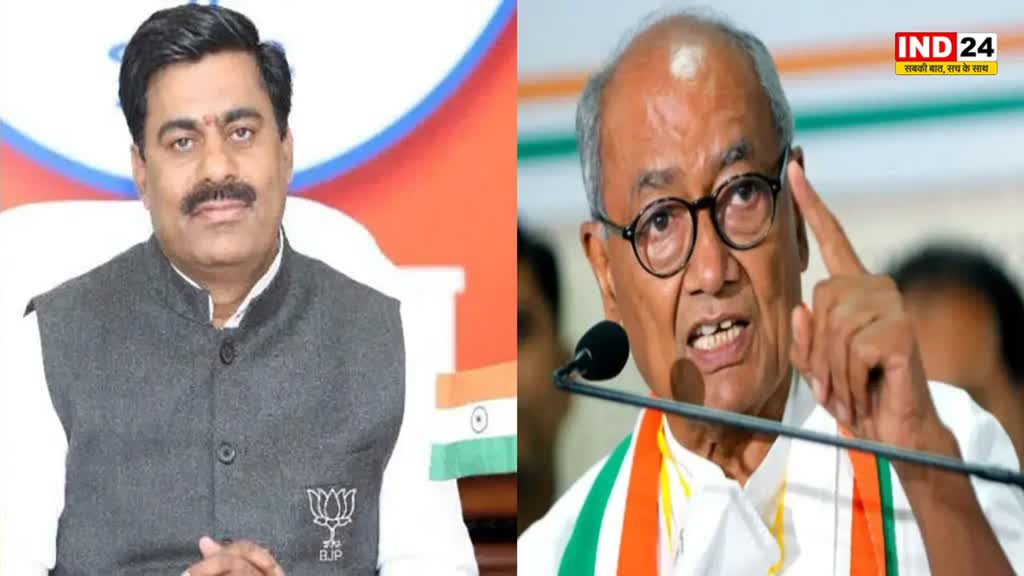 MP NEWS: BJP MLA रामेश्वर शर्मा ने दिग्विजय सिंह की राक्षस से तुलना की